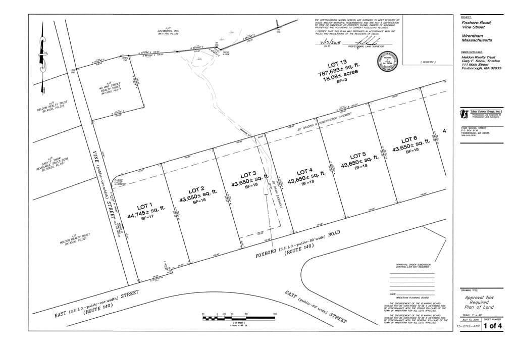 Lot 3 Foxboro Road